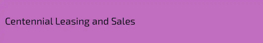 Centennial Leasing and Sales